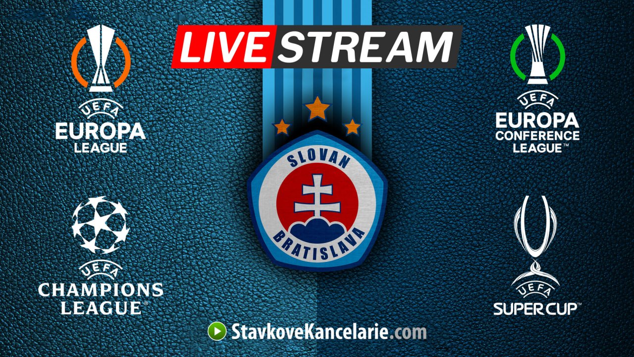 Kde sledovať Slovan live stream a logá európskych futbalových súťaží