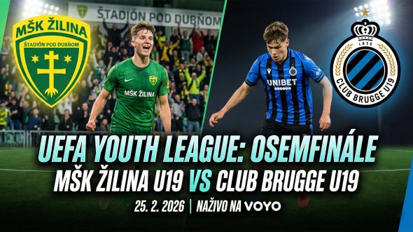 Osemfinále mládežníckej Ligy majstrov MŠK Žilina – Brugy