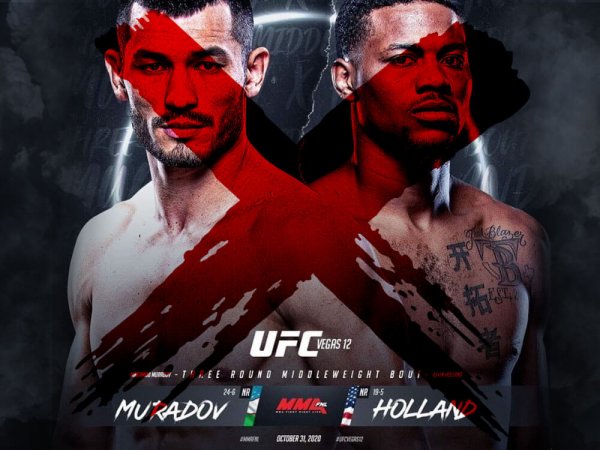 UFC FN 181: Holland vs Muradov - informácie, kurzy a livestream