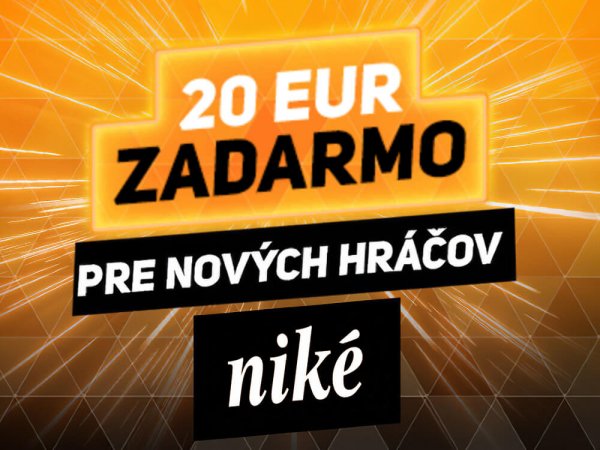 Niké bonus 20 EUR zadarmo ❤️ Bonus bez vkladu 2022