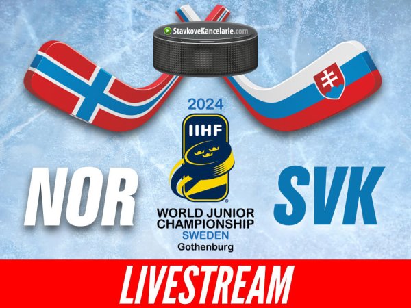 Nórsko – Slovensko U20 ▶️ LIVE stream a TV prenos | MS 2024