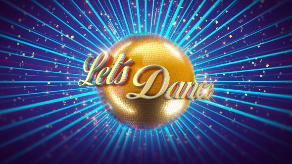 Zlatá diskoguľa s oficiálnym logom 11. série tanečnej šou Let's Dance 2026 na žiarivom modrom pozadí.