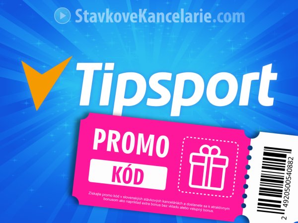 Tipsport akčný kód 2023 – využite bonus kód pre 50 € zadarmo