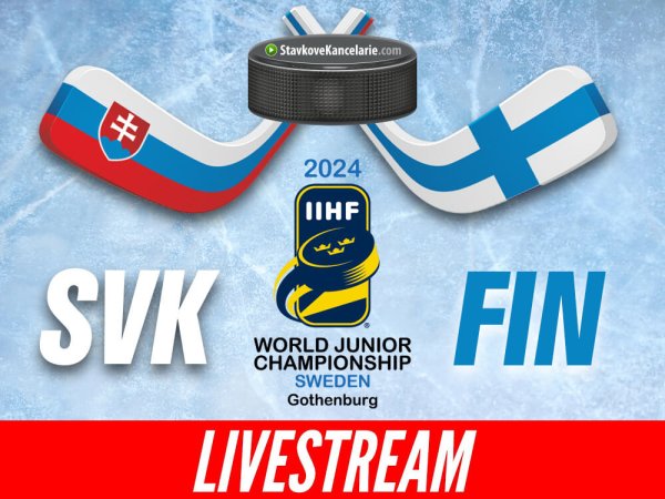 Slovensko – Fínsko U20 ▶️ LIVE stream a TV | MS 2024