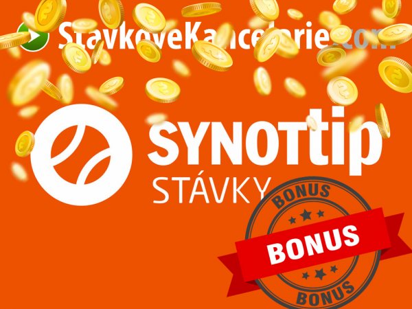 SynotTip BONUS za registráciu ❤️ 5.000 EUR + 50 € bez rizika