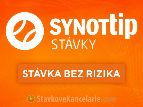 SynotTip stávka bez rizika za 70 € ❤️ Vstupný BONUS až 2.000 €
