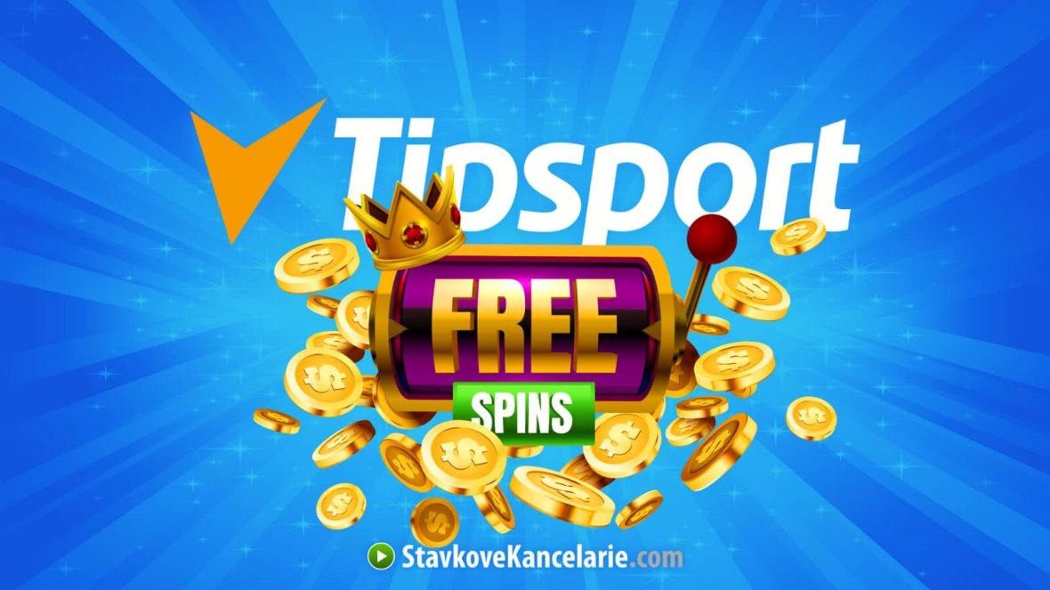Tipsport free spiny 2025 – 100 zatočení zdarma + 20 € bonus bez vkladu
