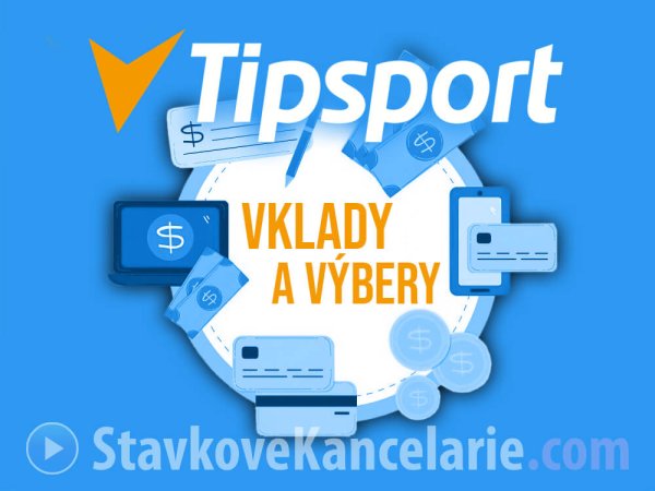 Tipsport vklady a výbery | karta, online prevody, SMS a pobočka