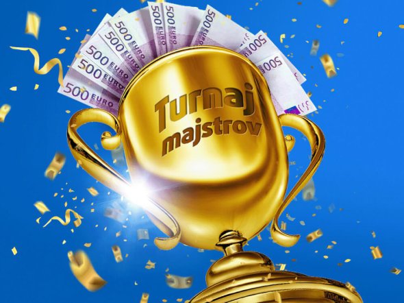 Zlatý pohár Turnaja majstrov a eurové bankovky