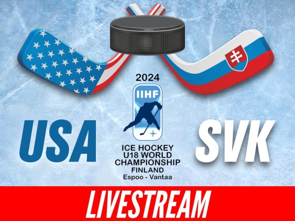 USA – Slovensko U18 ▶️ LIVE stream a TV prenos | MS 2024