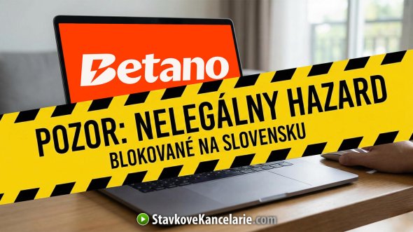 Betano.com nemá licenciu od ÚRHH