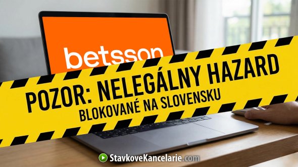 Betsson.com nemá licenciu od ÚRHH