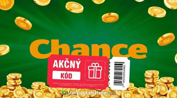 Chance akčný kód 2026 na využitie bonusov nepotrebujete