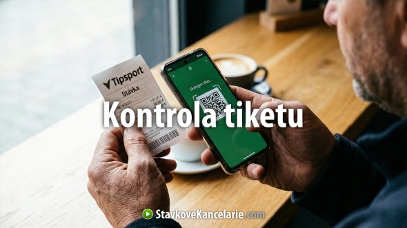 Kontrola tiketu v stávkovej kancelárii