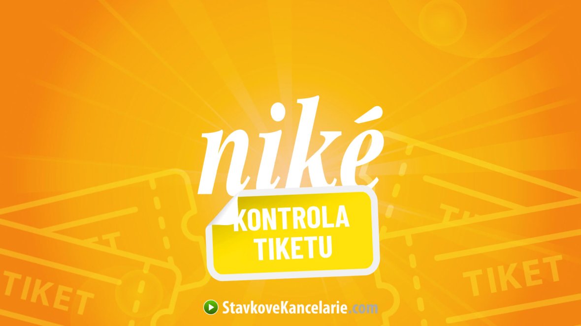 Niké kontrola tiketu ✔️ overte si vaše tipy online