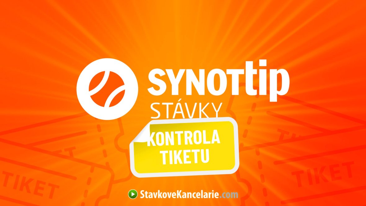 SYNOT TIP kontrola tiketu ✔️ overte si vaše tipy online