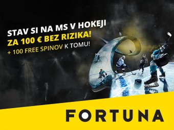 Fortuna stávka bez rizika 100 € + 100 FS