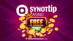 Dnešná ponuka SynotTip free spinov bez rizika za registráciu a vklad