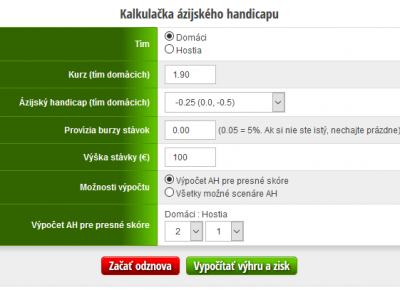 Rozšírili sme obsah o kalkulačky pre ázijský hendikep, surebets a prepočet kurzov.