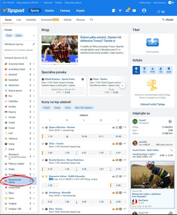 Kde tipovať na voľby v Tipsporte