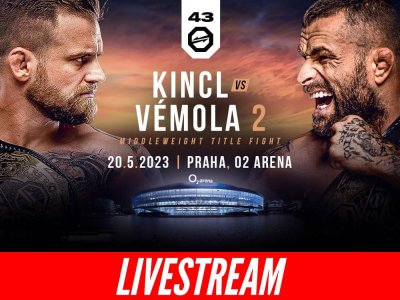 Vémola vs Kincl LIVE stream + online prenos | Oktagon 43