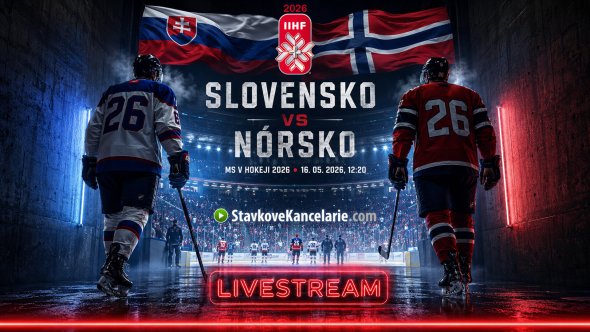 Slovensko – Nórsko LIVE stream k zápasu na MS v hokeji 2026