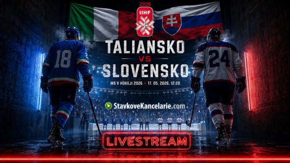 Taliansko – Slovensko LIVE stream k zápasu na MS v hokeji 2026
