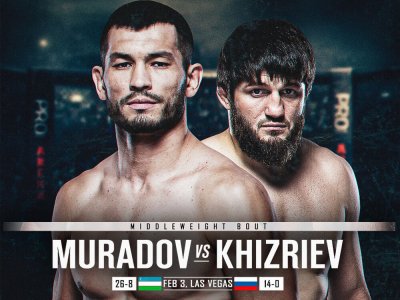 Muradov vs Khizriev🥊kurzy, stávky, profily a LIVE stream UFC
