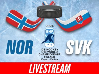 Nórsko – Slovensko U18 ▶️ LIVE stream a TV prenos | MS 2024