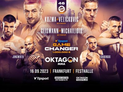 Oktagon 46 – program zápasov, fight karta, kurzy + LIVE prenos