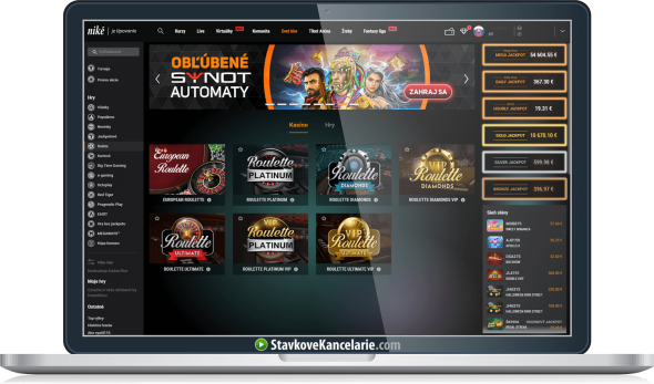 Online ruleta v casine Niké