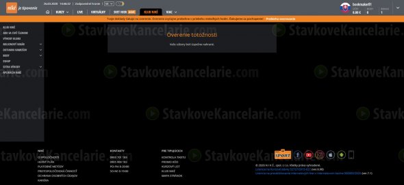 Oznámenie, že nahrávanie vašich dokladov prebehlo úspešne