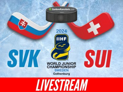 Slovensko – Švajčiarsko U20 ▶️ LIVE stream a TV | MS 2024
