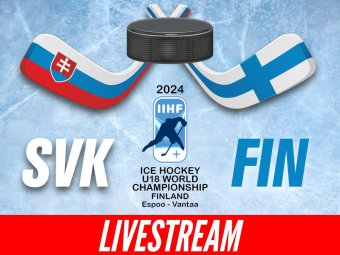Slovensko – Fínsko U18 ▶️ LIVE stream a TV prenos | MS 2024