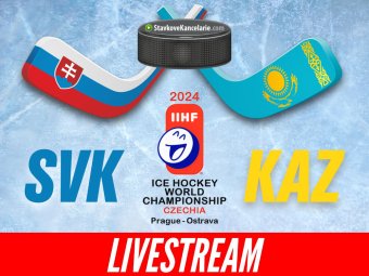 Slovensko – Kazachstan ▶️ LIVE stream a TV prenos | MS 2024