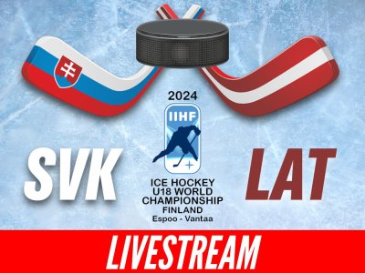 Slovensko – Lotyšsko U18 ▶️ live stream a TV přenos | MS 2024