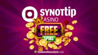 Synottip free spiny: 250 bez rizika + až 640 FS
