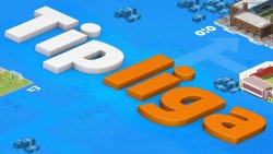 Tipsport Tipliga – náhľad súťaže s 3D nápisom Tipliga