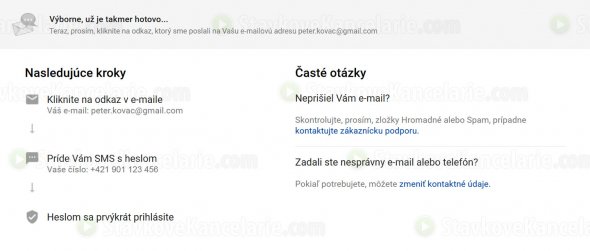Oznam o odoslanom emaili od Tipsport.sk