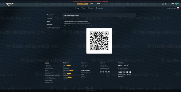 Naskenujte QR kód alebo prejdite na betRing.sk