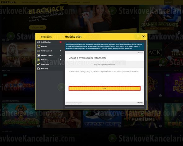 Začíname s overovaním identity vo Fortune