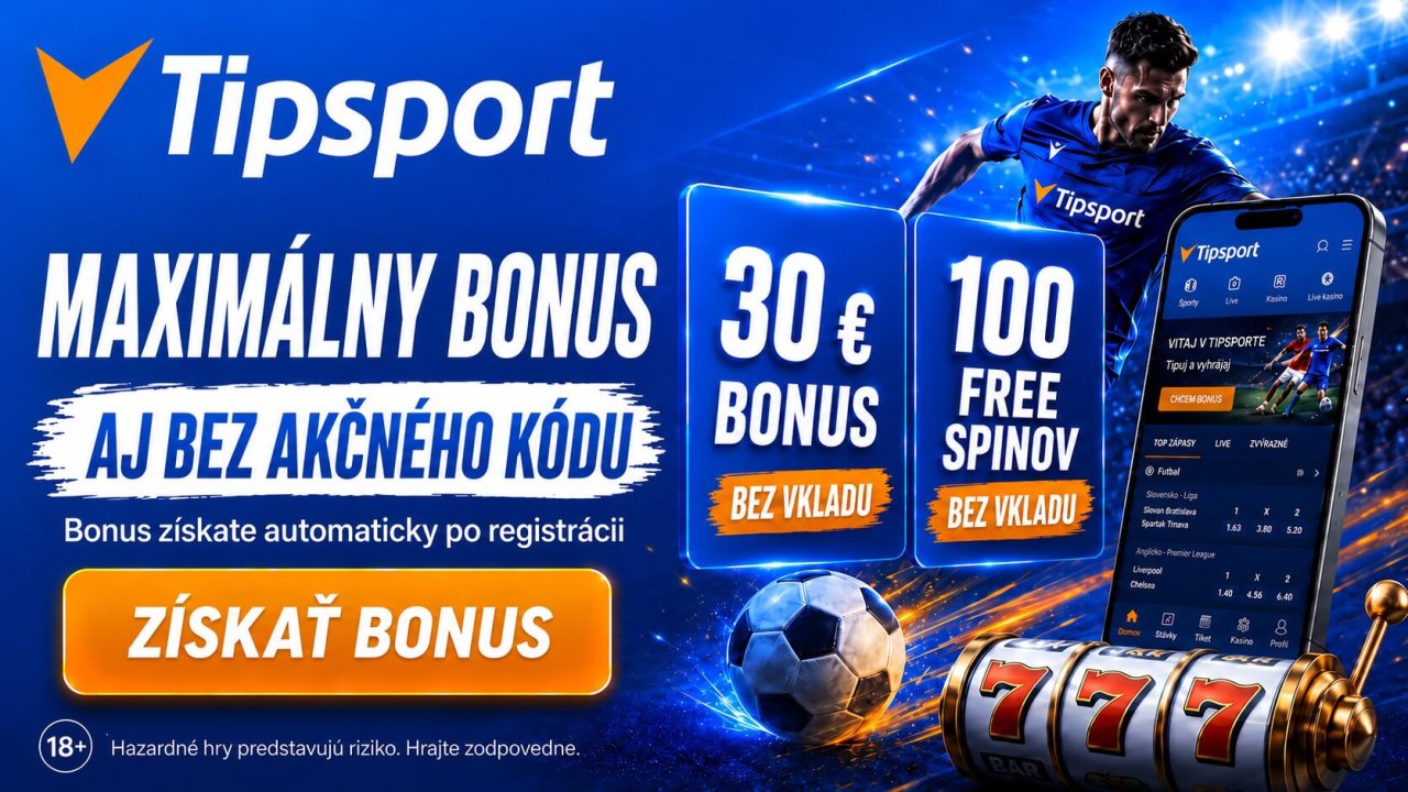 Najvyšší možný bonus bez vkladu 30 € a 100 free spinov získate aj bez promo kódu.