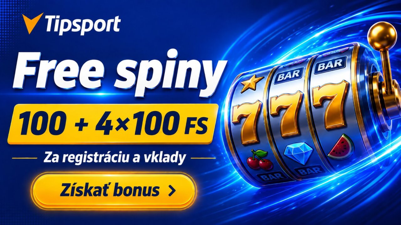 Tipsport free spiny na dnes