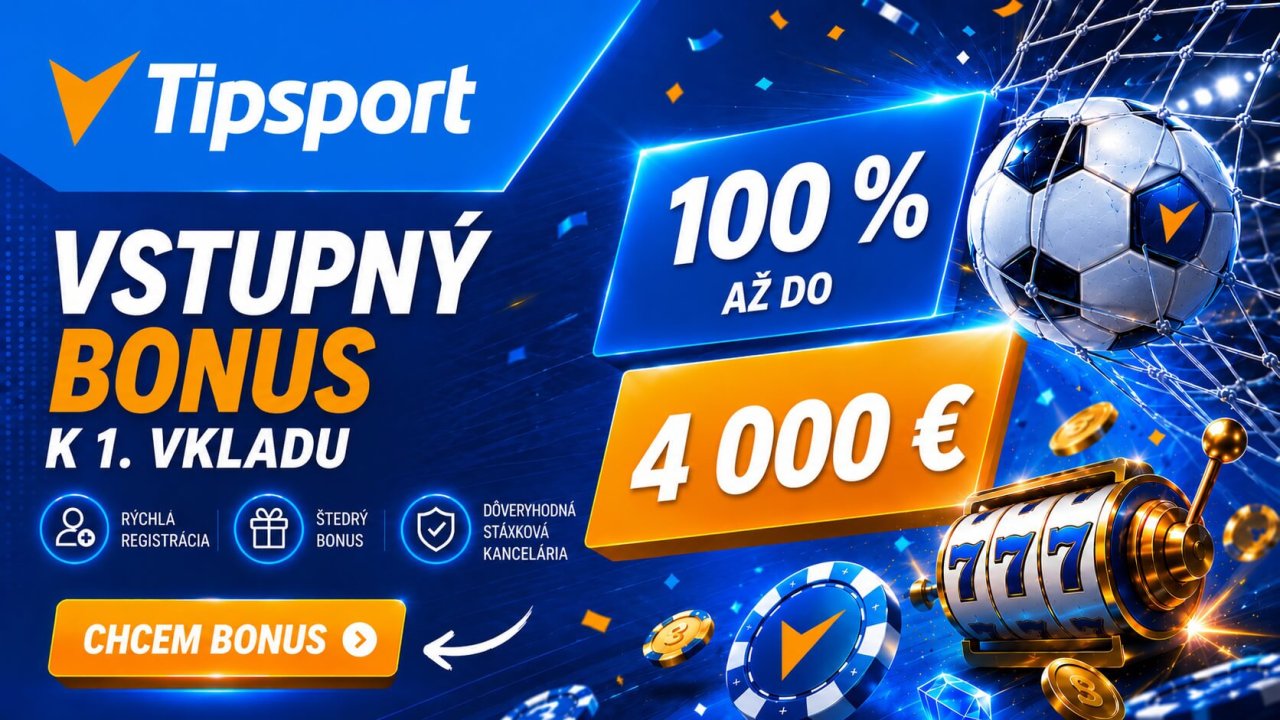 Vkladový bonus v Tipsporte v roku 2026