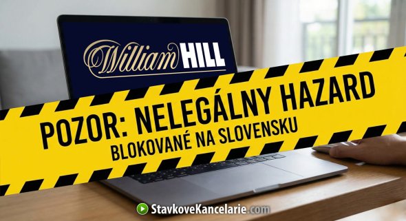 williamhill.com nemá licenciu od ÚRHH